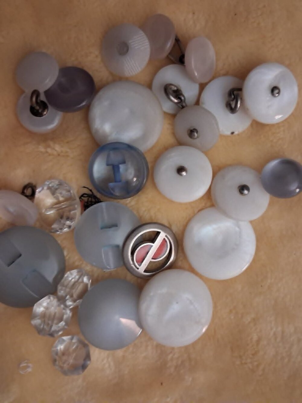Buttons Bundle of white